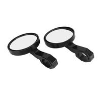 AOWINHIT Rétroviseurs Latéraux Ronds UTV Réglables en Alliage D'aluminium Noir pour 900 XP 1000 Pinces de 1,75 Pouces 2 Unités