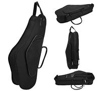 AOWINHIT Sac pour Saxophone Alto, Sac à Dos étanche Durable, étui de Transport de Protection pour Musiciens, Noir, 64 X 27 X 13 Cm