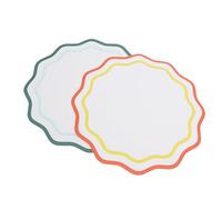 AOWINHIT Set de Table en Cuir au Design Robuste et Doux | Grand teint, polyvalent pour une utilisation intérieure et extérieure, rangement facile