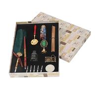 AOWINHIT Stylo Plume de Calligraphie avec Support en Laiton (Point vert | Plume flexible, design élégant, idéal pour l\'écriture créative.