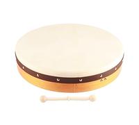 AOWINHIT Tambour à Main en Peau de Mouton de Grande Taille de 18 Pouces pour un Jeu Facile et le Développement des Capacités Musicales des Enfants et des Adultes