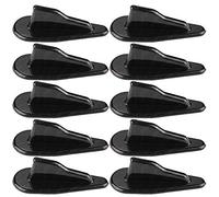 AOWINHIT Universal Black Fin Spoiler Generator Generator Aérodynamique de Toit en Voiture Kit D'aile pour la Plupart des Voitures TURCS SUVS 10pcs PP de Haute qualité