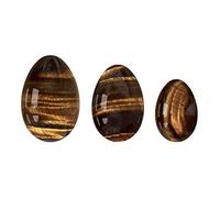 AOWNE Yoni Lot d'œufs de Kegel en jade percés en pierre naturelle Yoni Baguette de massage non percée, sans boîte