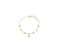 AOWVUTS Bracelet Femme Argent 925 et Zircon Cubique Bracelet Trèfle Porte Bonheur Argent/Or Réglable Bracelets Trèfle 4 Feuilles Cadeaux Bijoux pour Saint Valentin Anniversaire Fête (Or)