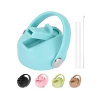 AOWVUTS Couvercle Étanché pour Hydro Flask Couvercle de Paille de Remplacement pour Hydro Flask 32 oz Couvercles de Protection Réutilisable Amovible Accessoires avec 2 Pailles 1 Brosse (Bleu)