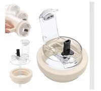 AOWVUTS Couvercle Etanche pour Stanley Cup 30 40 OZ Couvercles de Rechange Anti-Fuite Gourde Remplacement Gobelets Couvercle Réutilisables Amovible avec Pailles Accessoires pour Stanley Tasse