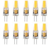 Aoxdi Ampoule G4 LED 2.5W, AC/DC 12V, Blanc Chaud, Équivalent 25W Lampes Halogène, G4 Ampoule à Économie D'énergie LED, Non Dimmable, Lot de 10
