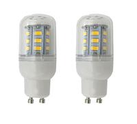 Aoxdi Ampoule Mais GU10 LED 4W, Blanc Chaud, 24 SMD 5730 LED GU10 Non Dimmable, Équivalent Halogène 40W, AC220-240V, Lot de 2
