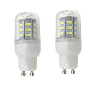 Aoxdi Ampoule Mais GU10 LED 4W, Blanc Froid, 24 SMD 5730 LED GU10 Non Dimmable, Équivalent Halogène 40W, AC220-240V, Lot de 2