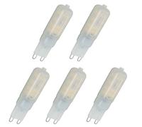 Aoxdi G9 Led Ampoules 4W, Blanc Chaud, 22 SMD 2835 Dimmable Lumière Culot G9, Ampoules Pour l’Éclairage Domestique, AC220-240V, Lot de 5