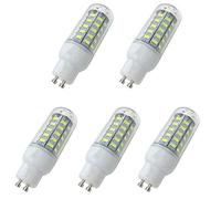 Aoxdi LED Lumière de Maïs GU10 7W Lampe, Blanc Froid, 48 SMD 5730 LED Spot Mais Éclairage Intérieur Spot de Haute Luminosité Basse Consommation, AC220-240V, Lot de 5