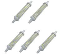 Aoxdi R7S 8W 118mm Ampoule LED, Blanc Froid, 80 SMD 2835 LED Linéaire 360 Degrés J118 Ampoule, AC220-240V, Lot de 5