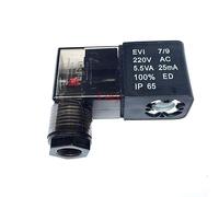 AOXIIUNNH 1 pièce pour 4V210-06/08 4V220-06/08 4V230C 2P025-06/08 2V025-06/08 3V1-06 Type de prise DC 12V/24V AC 110V/220V Bobine de soupape solénoïde (220 VolT)