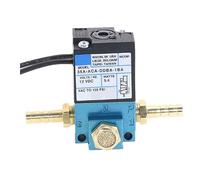AOXIIUNNH Électrovanne de contrôle électronique Mac 3 Ports DC12/24V 35A-ACA-DDBA-1BA avec raccords de Tubes de 6MM Silencieux en Laiton(Bt4mm Tube,5V)
