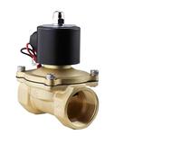 AOXIIUNNH Électrovanne normalement fermée 2W025-08/2W040-10/2W160-15, vanne d'eau, vanne d'air 2 Minutes 3 Minutes 4 Minutes 6 Minutes 1 Pouce(2W500 50 All Copper DC24V)