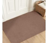 Aoxisicoo Paillasson 80x120cm, Tapis Superfin pour Intérieur, Moquette Absorbante Antidérapante, Tapis de Porte Robuste, Pour l'entrée, la cuisine, la terrasse, la porte d'entrée, Marron