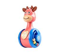 AOYEAH Little Deer Tumbler Jouet d'éducation précoce, Jouet de sondage sensoriel Coulissant pour Les Enfants de Maternelle