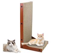 AOYEBO Griffoir pour chat en forme de L - Design d'angle peu encombrant avec carton double face - Protection de meubles pour chats d'intérieur (espace au sol optimisé)