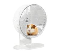 AOYEBO Roue silencieuse pour hamster - Surface de course antidérapante et roulement sans bruit (7,09", accessoire pour cage à gerbilles/souris)