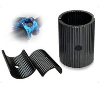 AOYEGIC 2 pièces Manchon de Guidon,entretoise de cale de Guidon de vélo en Alliage d'aluminium,rondelles de Guidon,rondelles d'adaptateur de Guidon,Cales de Potence de vélo(25,4 à 31,8 mm)