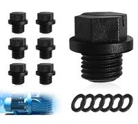 AOYEGIC 6 pièces bouchon de vidange de piscine,pièces pour pompes de piscine,bouchon de vidange,pompe de piscine pièces,Compatible avec Hayward Spx1700fg bouchon de vidange de piscine(noir)