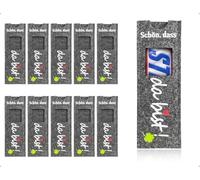 AOYEGIC Lot De 10 Emballages De Chocolat En Feutre « Nice To Have You Here », Emballages De Chocolat PersonnaliséS, AdaptéS Aux éVéNements D'éQuipe, Mariages, Anniversaires Et FêTes (Gris)