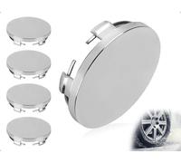 AOYEGIC Lot de 4 enjoliveurs,moyeux de Roue en ABS Enjoliveurs,Couvre-Jantes universels,Compatible avec VW Les Voitures(Argent,diamètre extérieur 60 mm,diamètre intérieur 56 mm)