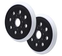 Aoyswuz 2 Pièces 123mm Plateau de Ponçage, Ponçage à 8 Trous Accessoire pour Bosch GEX 125-1 A, PEX 220 A, PEX 220 AE