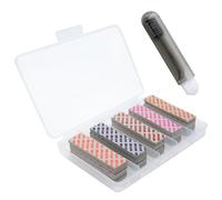 Aoyswuz 25 Pièces/5 Catégorie Éponges de Ponçage Granularité 320# - 1000# Éponges Abrasives pour Polissage de Petites Surfaces du Modèle