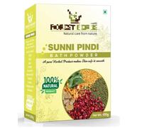 AOZA The Forest Herbs Natural Care From Nature Sunnipindi Herbal Nalangu Maavu Poudre de bain éclaircissante et élimination du bronzage, exfoliant revitalisant en poudre Ubtan, 500 g