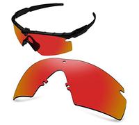 AOZAN ANSI Z87.1 Verres de rechange pour lunettes de soleil Oakley Si M Frame 2.0 134 mm, Crimson électrique - Polarisé, Si M Frame 2.0