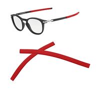 AOZAN Chaussettes de rechange pour lunettes de soleil Oakley Pitchman/Pitchman R, Red, Taille Unique
