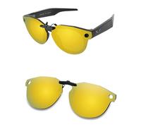 AOZAN Lunettes de soleil polarisées à clipser pour Oakley Meta HSTN OW8002 51 mm, anti-reflets et anti-rayures, Or pur, Meta HSTN