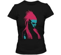 AOZGXEZ Die Antwoord Yolandi Visser Face Rap Rave Woman T-Shirt Size S