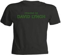 AOZGXEZ Men's T-Shirt David Lynch Directed by Man Woman Director Black Twin Peaks Gift Size L