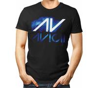 AOZGXEZ Unisex Avicii Hardwell Music DJ Dance Techno Trance Woman Man Gift EDM Size XL