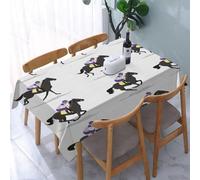 Aozhiswe Nappe de Table Rectangulaire équitation Nappe Exterieur Impermeable Jardin 140x180 cm Table Cloth équitation Imprimée Anti-Taches Nappes Protection Cuisine Fête a-10584