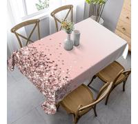 Aozhiswe Nappe de Table Rectangulaire Rose Mignon Nappe Exterieur Impermeable Jardin 140x220 cm Table Cloth Petite Fille Imprimée Anti-Taches Nappes Protection Cuisine Fête a/4786