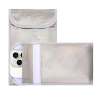 AOZUO EMF Blocking Shield Manchons de protection pour téléphone portable, pochette Faraday, étuis de protection contre les champs électromagnétiques pour smartphone, bloqueur EMF pour téléphone