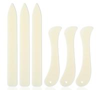 AOZUO Lot de 6 planches pliantes pour papier, colle, papier plié, kit de pliage, kit de découpe en plastique pour pliage précis, idéal pour l'artisanat du papier, la fabrication de cartes