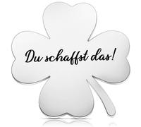 AOZUO Vous créez le porte-bonheur, trèfle à quatre feuilles, porte-bonheur pour examen, cadeau d'opération, cadeau d'examen, bonne chance, cadeau attentionné pour la famille, les amis, la journée