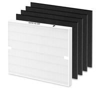 AP-1512HH Filtre de rechange pour purificateurs d'air Coway Airmega AP-1512HH et série 200M, Funmit 1 véritable filtre HEPA et 4 préfiltres à charbon actif, par rapport à la pièce # 3304899