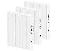 AP-1512HH True HEPA Filtre de rechange pour purificateur d'air Coway Airmega AP-1512HH, AP-1512HH-FP, AP-1518R, AP-1519P, pièce # 3304899, lot de 3 filtres HEPA