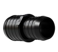 AP Automotive - Raccord Réducteur en PVC Noir 38 mm > 19 mm (1 1/2" > 3/4") - Connecteur de Tuyau en Plastique - 1 Unité