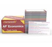 AP Economics Prep Study Cards: AP Economics Micro and Macro Exam Review 2026-2027 with Practice Test Questions [Full Color Cards]