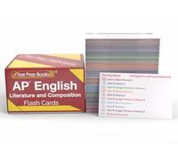 AP English Literature and Composition Study Cards 2026-2027: AP English Lit and Composition Prep and Practice Test Questions [Full Color Cards]