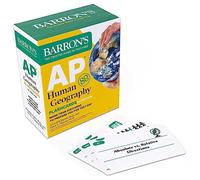 AP Human Geography Flashcards, Fifth Edition: Up-to-Date Review + Sorting Ring for Custom Study