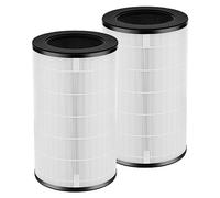AP-PET35 AP-T30 Lot de 2 filtres de rechange compatibles avec les modèles de purificateur d'air HoMedics TotalClean 5 en 1 AP-T30FL AP-T30WT AP-PET35FL AP-PET35-WT, filtration à 360°, filtre HEPA 3 en