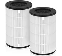 AP-T30 AP-PET35 Lot de 2 filtres de rechange pour purificateur d'air HoMedics TotalClean AP-T30FL AP-T30WT AP-PET35FL AP-PET35-WT, filtration à 360° 5 couches 3 en 1 H13 True HEPA