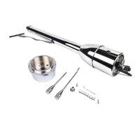 AP03 R91001C 30 pouces Chrome plancher changement Hot Rod rue tige inclinable colonne de direction 30 pouces Compatible avec les pièces de moto automobile